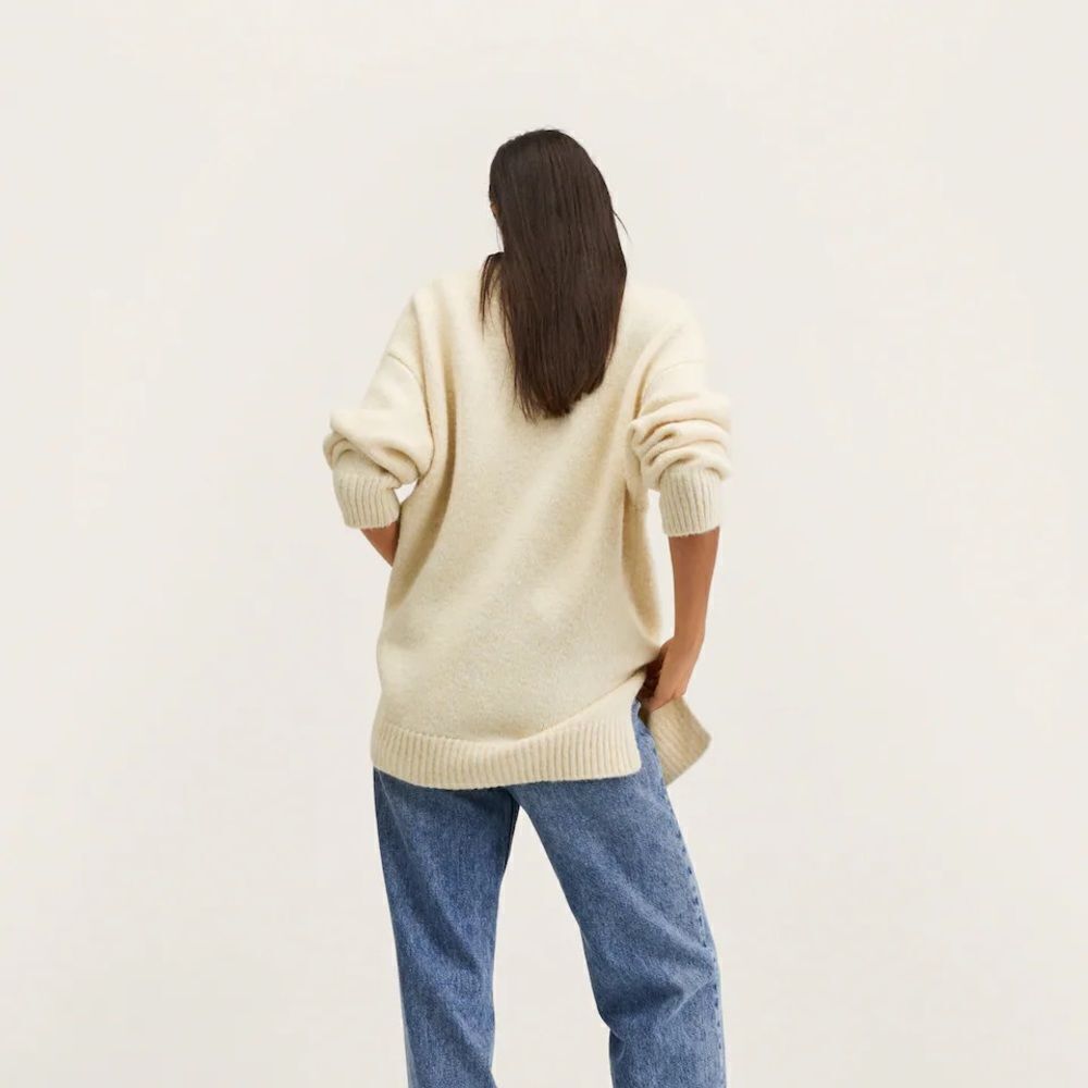 Mango Oversized Sweater With Pockets - Picture 4 of 8